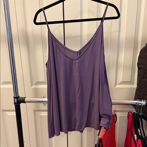 Amelia James Lavender V-Neck Spaghetti Strap Camisole